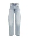 Haikure Straight Leg Trousers With Belt Loop Detail