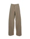 Haikure Candy Pleated Stretch Low-rise Wide-leg Jeans