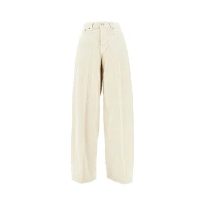 Haikure 'bethany' Corduroy Oversize Pants In Neutral