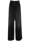 Haikure Denim Wide-leg Jeans In Black
