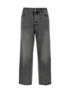 Haikure Wide-leg Mid-rise Jeans In Blue