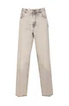 Haikure 5-pocket Trousers With Belt Loops And Contrast Stitching In Gray