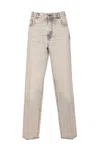 Haikure 5-pocket Trousers With Belt Loops And Contrast Stitching In Gray