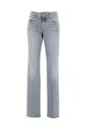 Haikure Five-pocket Denim Trousers In Blue