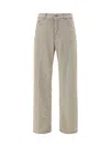 Haikure Pilling Effect Cotton Jeans In Gray