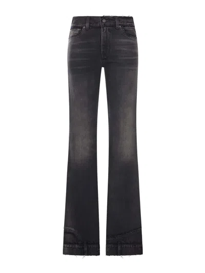 Haikure Jeans Acampanados - Negro