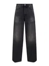 Haikure Jeans Ampi In Black