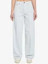 Haikure Straight-leg Washed Jeans In White