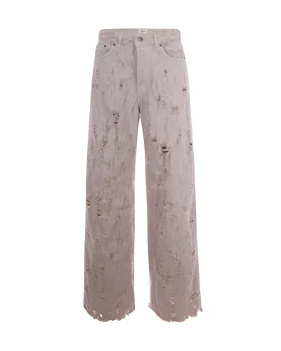 Haikure Jeans Bethany Bull Destroy In Neutral