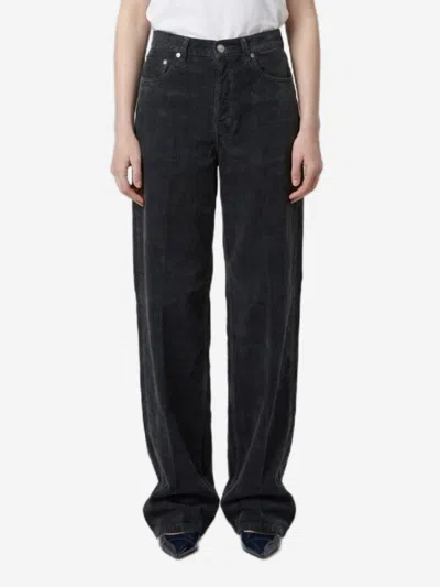 Haikure Jeans Bethany Velvet Pier In Black