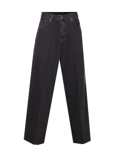 Haikure Bethany Bull Baggy Wide-leg Jeans In Black