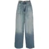 Haikure Candy High-rise Wide-leg Jeans In Blue