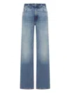 Haikure Fade Details Jeans Leggings In Blue