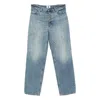 Haikure Five-pocket Paint-splatter Jeans In Blue