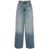 Haikure Candy High-rise Wide-leg Jeans In Blue