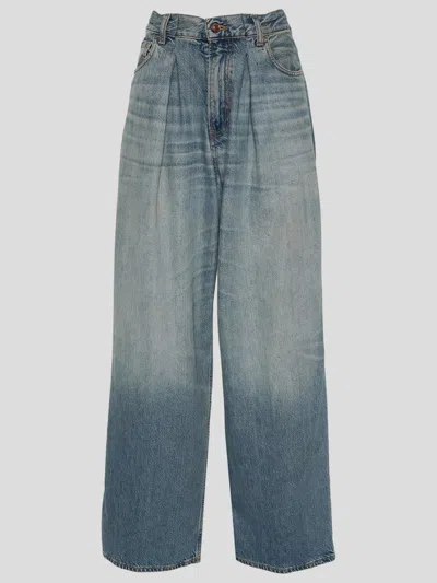 Haikure Candy High-rise Wide-leg Jeans In Bluetencel