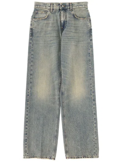 Haikure Faded Detail Jeans In Gray