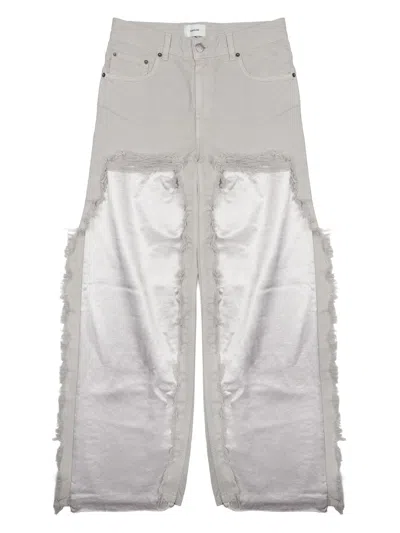 Haikure Jeans "bonnie Bull" In Gray