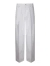 Haikure Korea High Waist Straight Leg Jeans In White