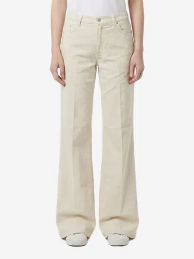 Haikure Jeans Clara Velvet Pier In White