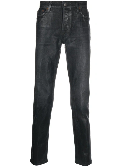 Haikure Jeans Cotone Nero In Black