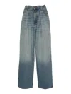 Haikure Candy High-rise Wide-leg Jeans In Dark Wash