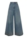 Haikure Woman Jeans Blue Size 28 Organic Cotton In Dark Wash
