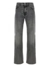Haikure Grey Flanel Jeans Belt Loops In Gray