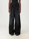 Haikure Wide Candy Black Denim Jeans In Black