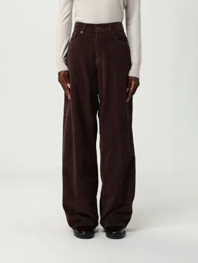 Haikure Corduroy Cotton Trousers In Brown