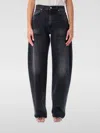 Haikure Tapered Balloon Jeans Contrast Stitching In Multi