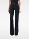 Haikure Black Flared Flora Jeans In Schwarz