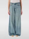 Haikure Candy Pleated Boyfriend Jeans In Blue