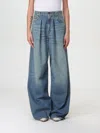 Haikure Womens Oil Blue Bethany Wide-leg Organic-cotton Denim Jeans In Blau