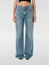 Haikure Korea Rigid Mid-rise Flared-leg Jeans In Blue
