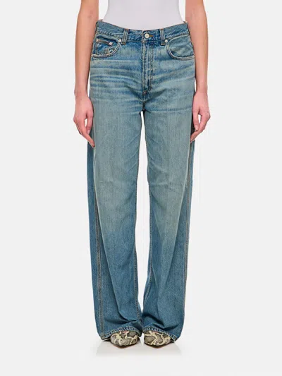 HAIKURE JEANS HAIKURE WOMAN COLOR GNAWED BLUE,G79147011