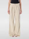 Haikure Womens Skin Candy Wide-leg Cotton And Linen Trousers In Sand