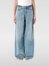 Haikure Womens Lagoon Wash Peace Lagoon Wide-leg Denim Jeans In Wasser