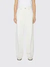 Haikure Bethany Twill Wide-leg Jeans 45 In White