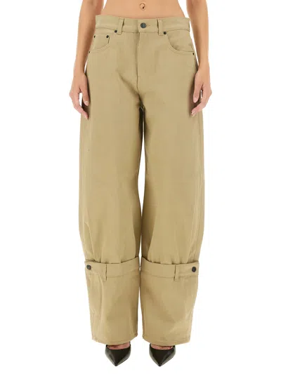 Haikure Hurley Bull-ley Denim Pants In Beige
