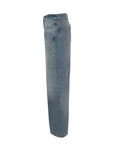 Haikure Jeans In 100% Cotton Washed Denim In Dive Blue Wash