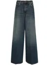 Haikure 'big Bethany' Oversized Baggy Jeans In Intense Blue