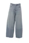 Haikure Candy Pleated Boyfriend Jeans In Blue