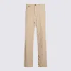 Haikure Corduroy-textured Cotton Trousers In Nude