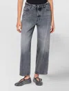 Haikure Jeans Loops Belt Washed Effect In Gray