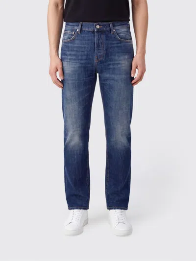 Haikure Jeans Men Color Blue