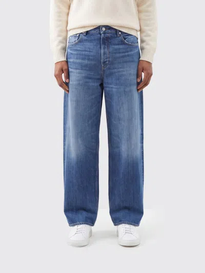 Haikure Jeans Men Color Blue