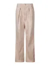 Haikure Womens Skin Candy Wide-leg Cotton And Linen Trousers In Nude & Neutrals