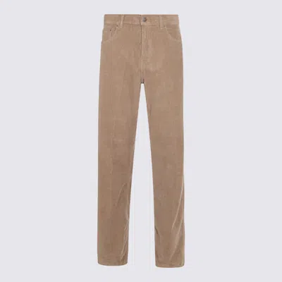 HAIKURE HAIKURE DARK BEIGE COTTON JEANS
