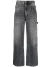 Haikure Wide-leg Jeans In Spider Black